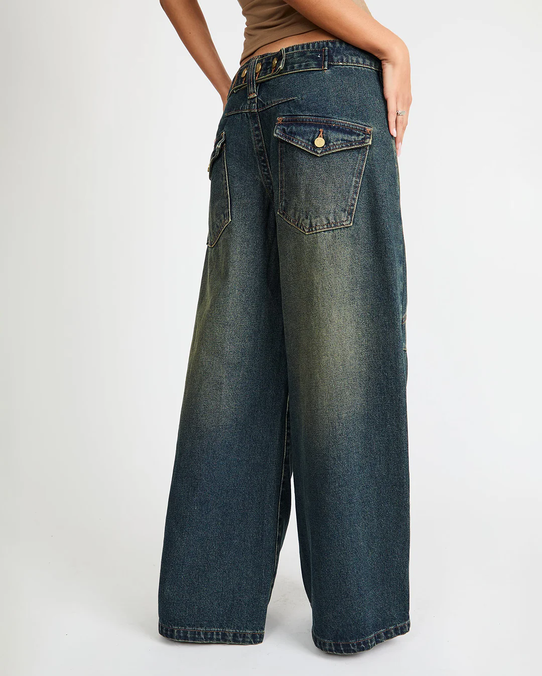 00 Mega Baggy Denim Jeans - Riley - Image 6