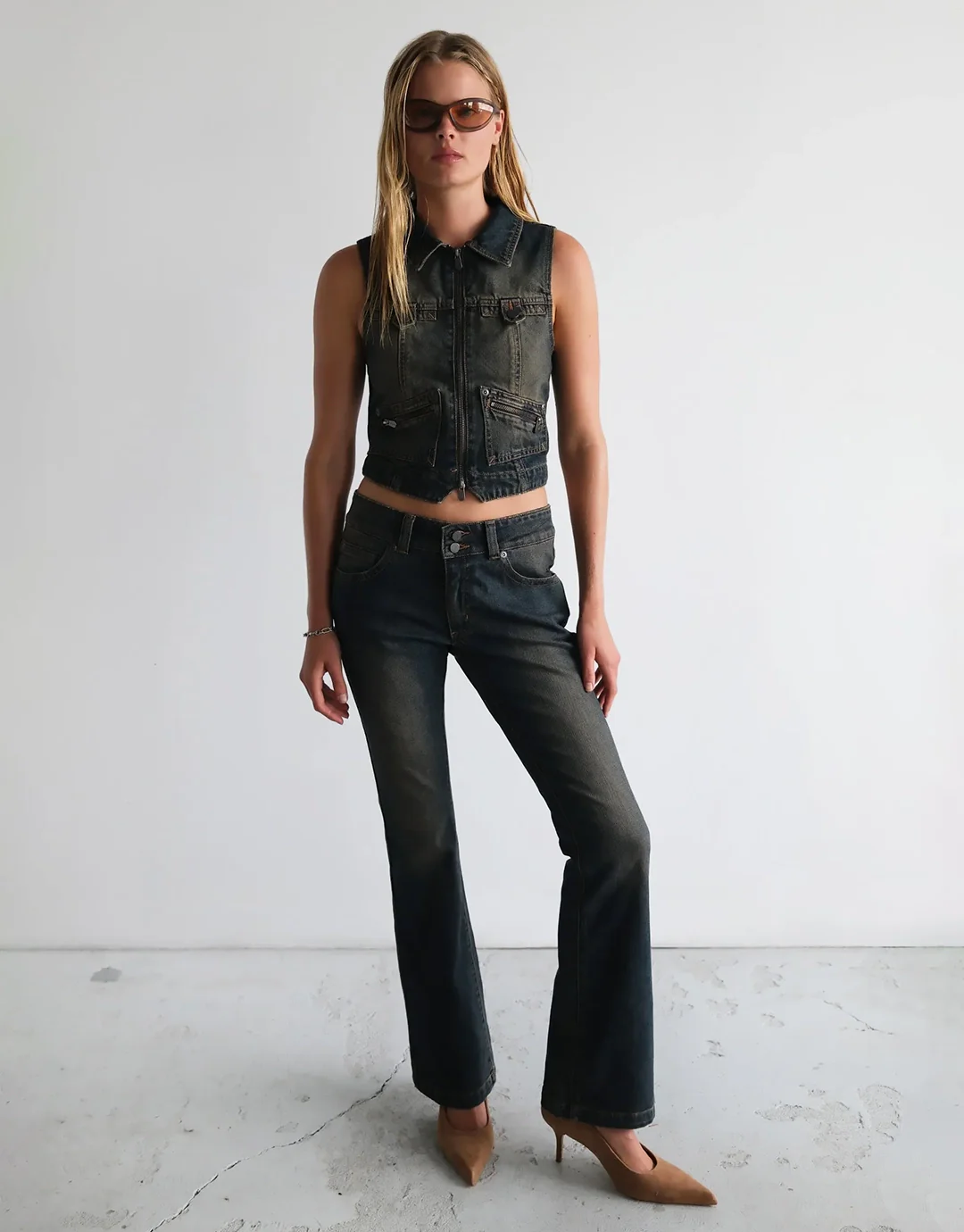 00 Super Low Rise Kick Jeans - Kandi - Image 2