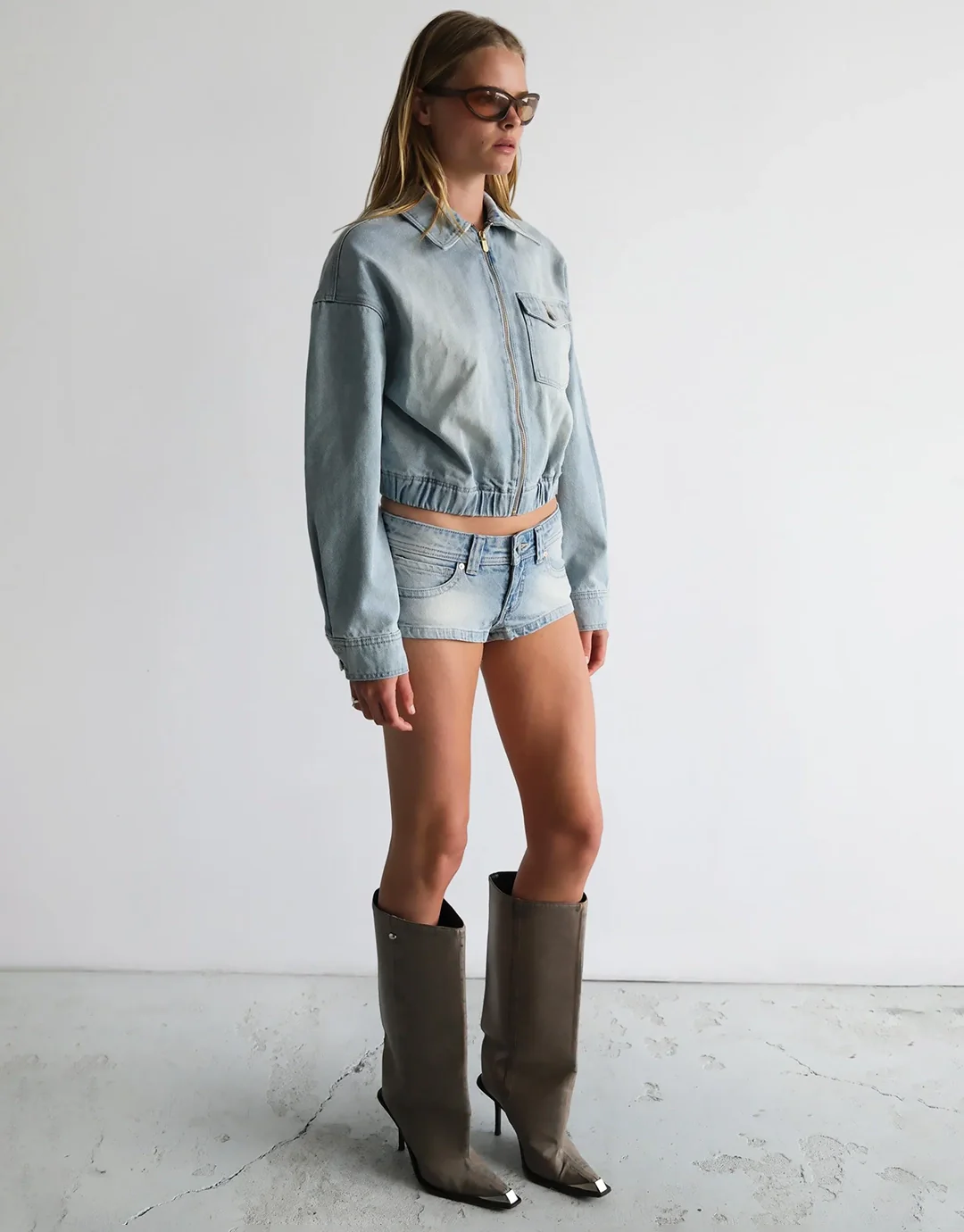 00 Super Low Rise Mini Shorts - Stella - Image 4