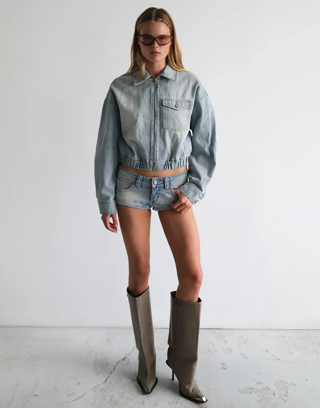 00 Super Low Rise Mini Shorts - Stella - Image 5
