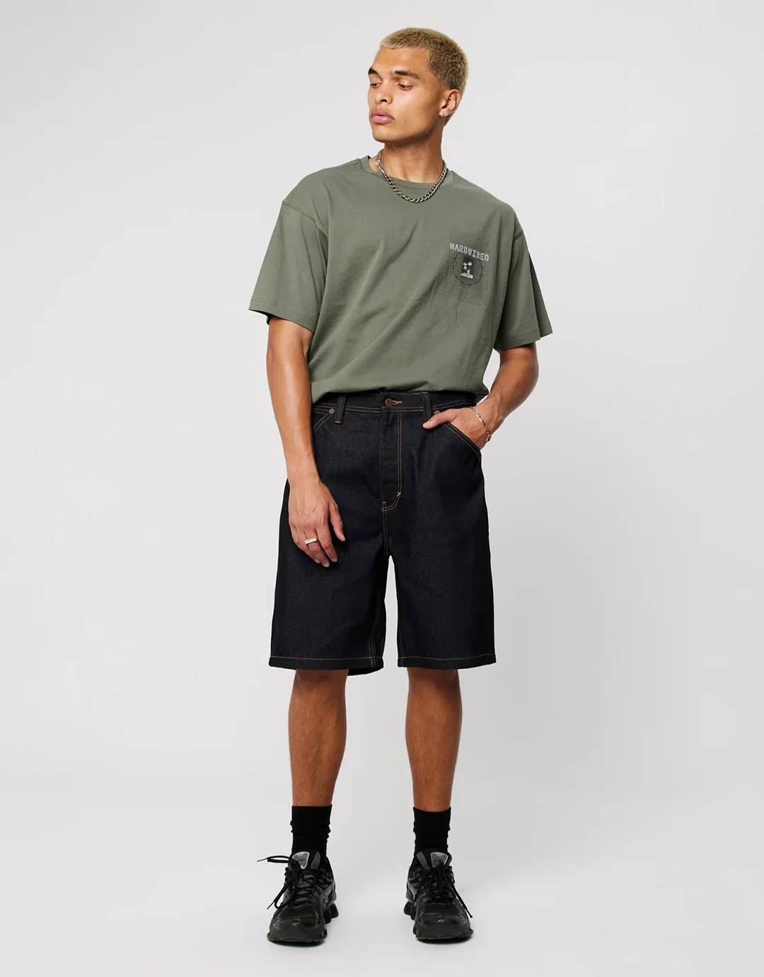 A5 Baggy Denim Shorts - Scout - Image 2