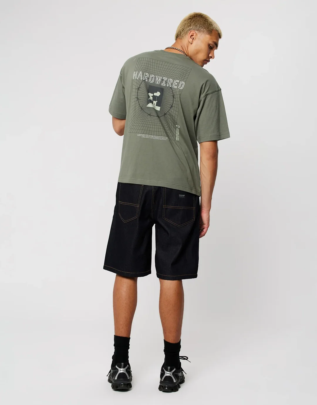 A5 Baggy Denim Shorts - Scout - Image 3