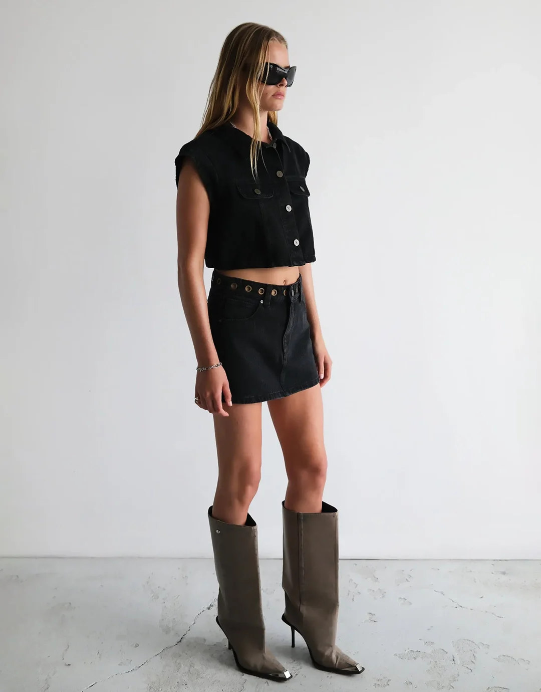 My Rose Shacket - Brie Eyelet - Image 3