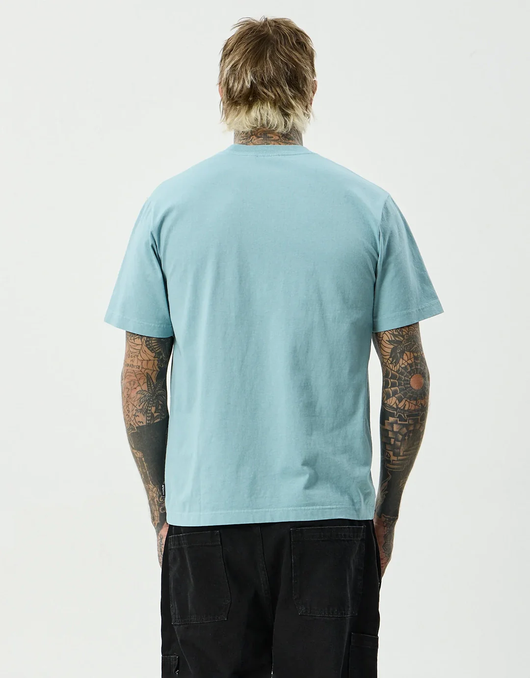Angel Boy Retro T-Shirt - Washed Overcast - Image 5