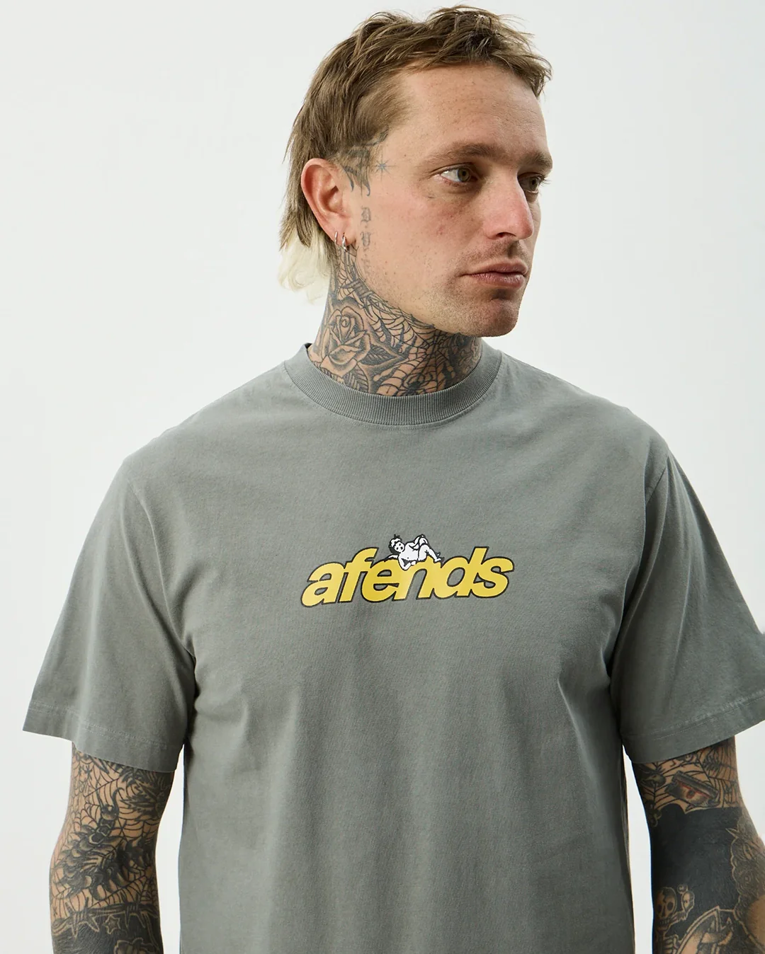 Angel Boy Retro Tee - Washed Sycamore - Image 5