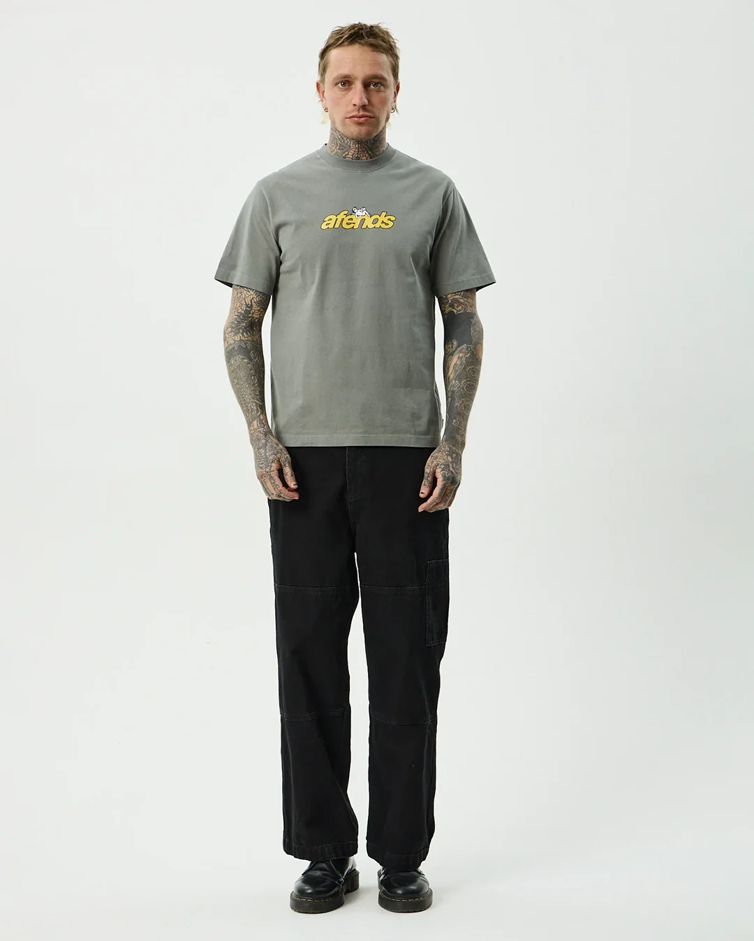 Angel Boy Retro Tee - Washed Sycamore - Image 6