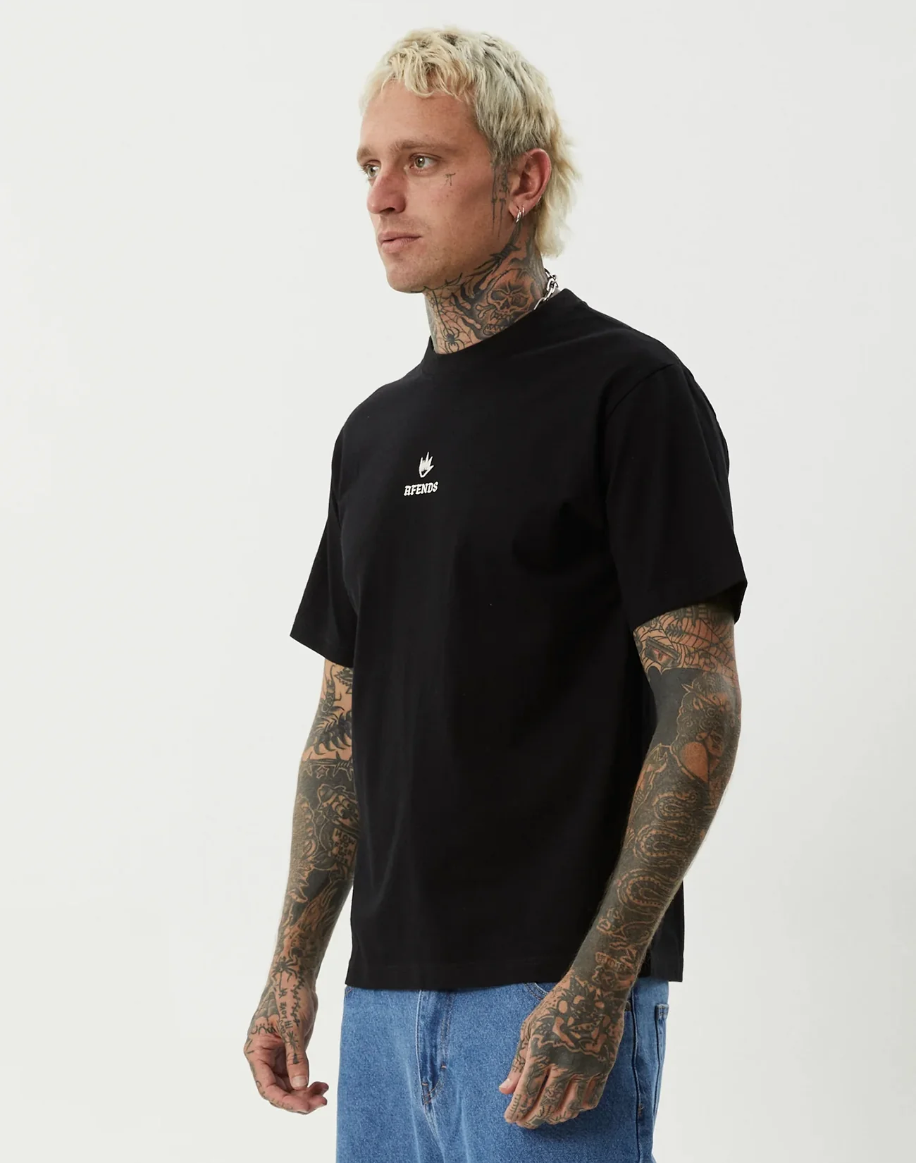Burnin Retro T-Shirt - Black - Image 3
