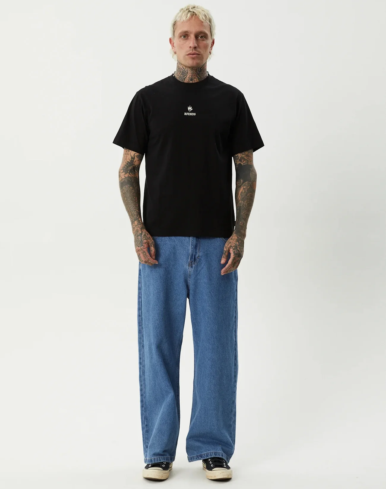 Burnin Retro T-Shirt - Black - Image 6