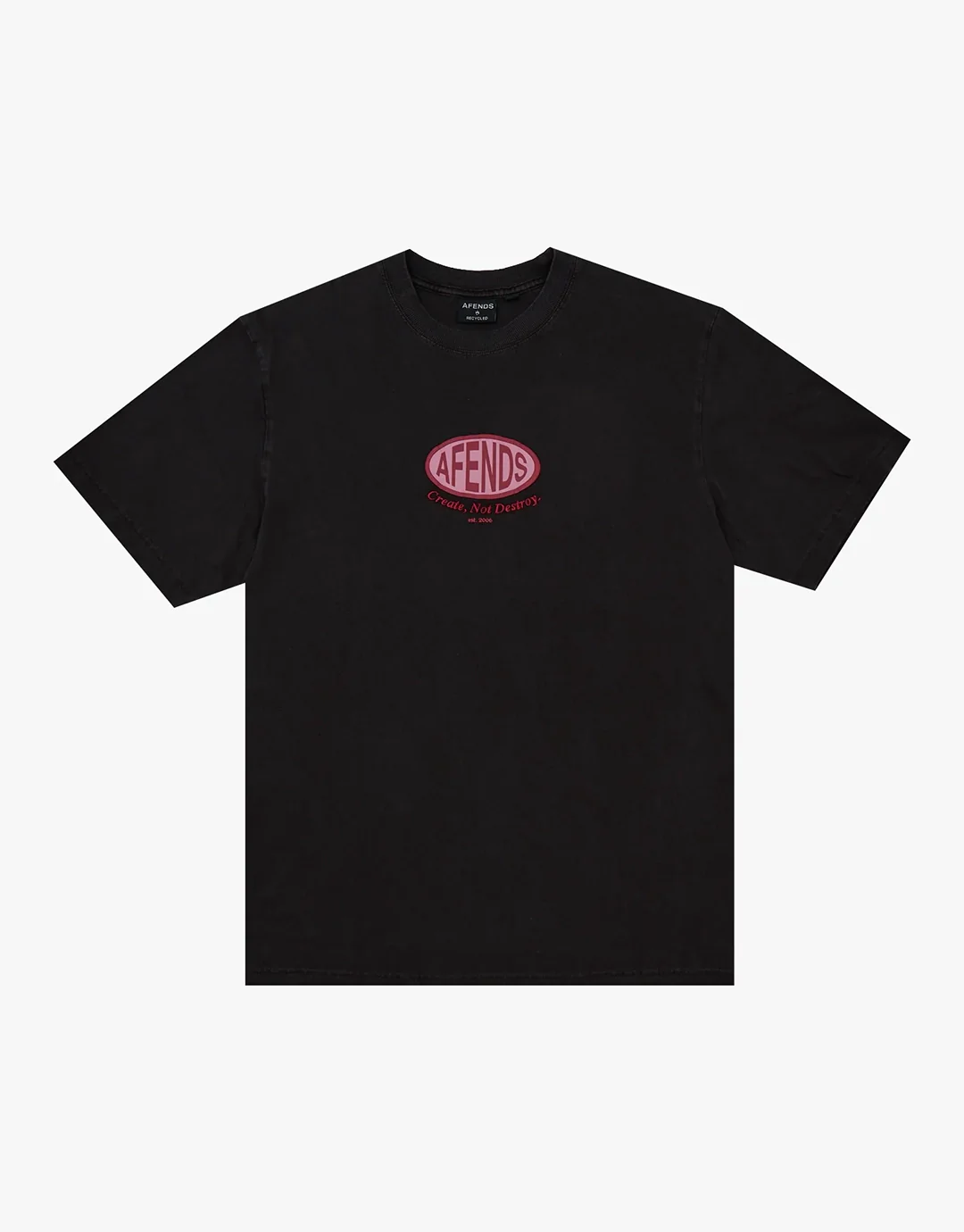 Destroyed Retro T-Shirt - Stone Black - Image 7