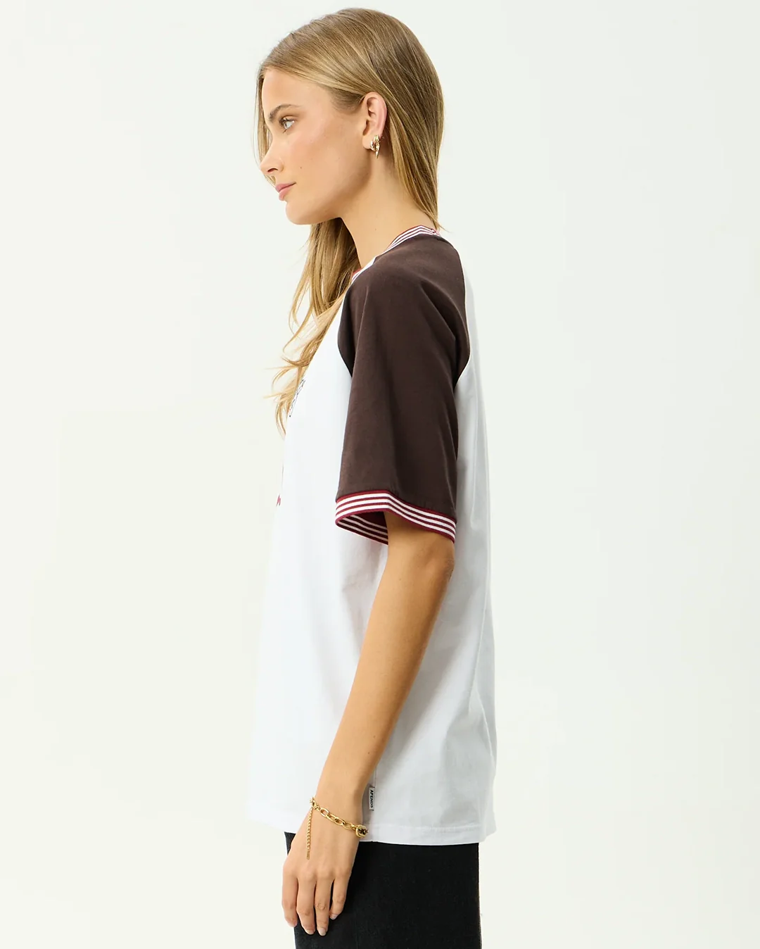 Dexter - Oversized T-Shirt - Coffee / White - Image 5
