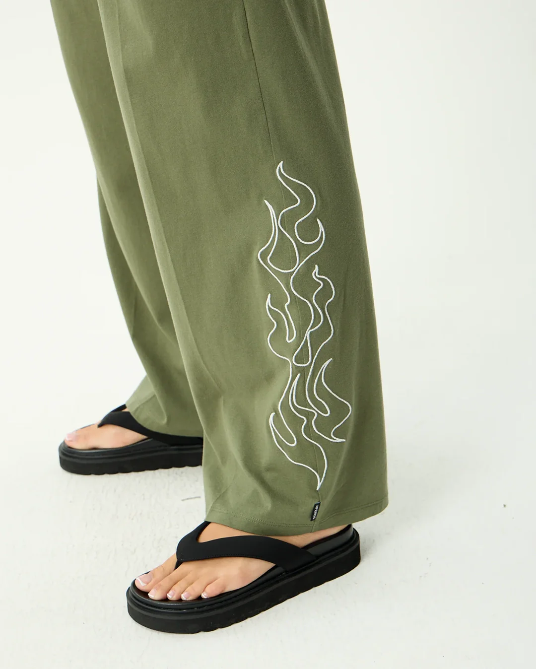 Dirts - Jersey Pant - Deep Olive - Image 6