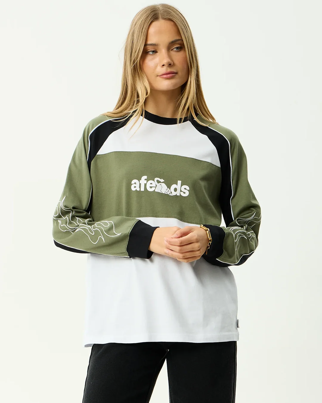 Dirts - Long Sleeve T-Shirt - Deep Olive - Image 3