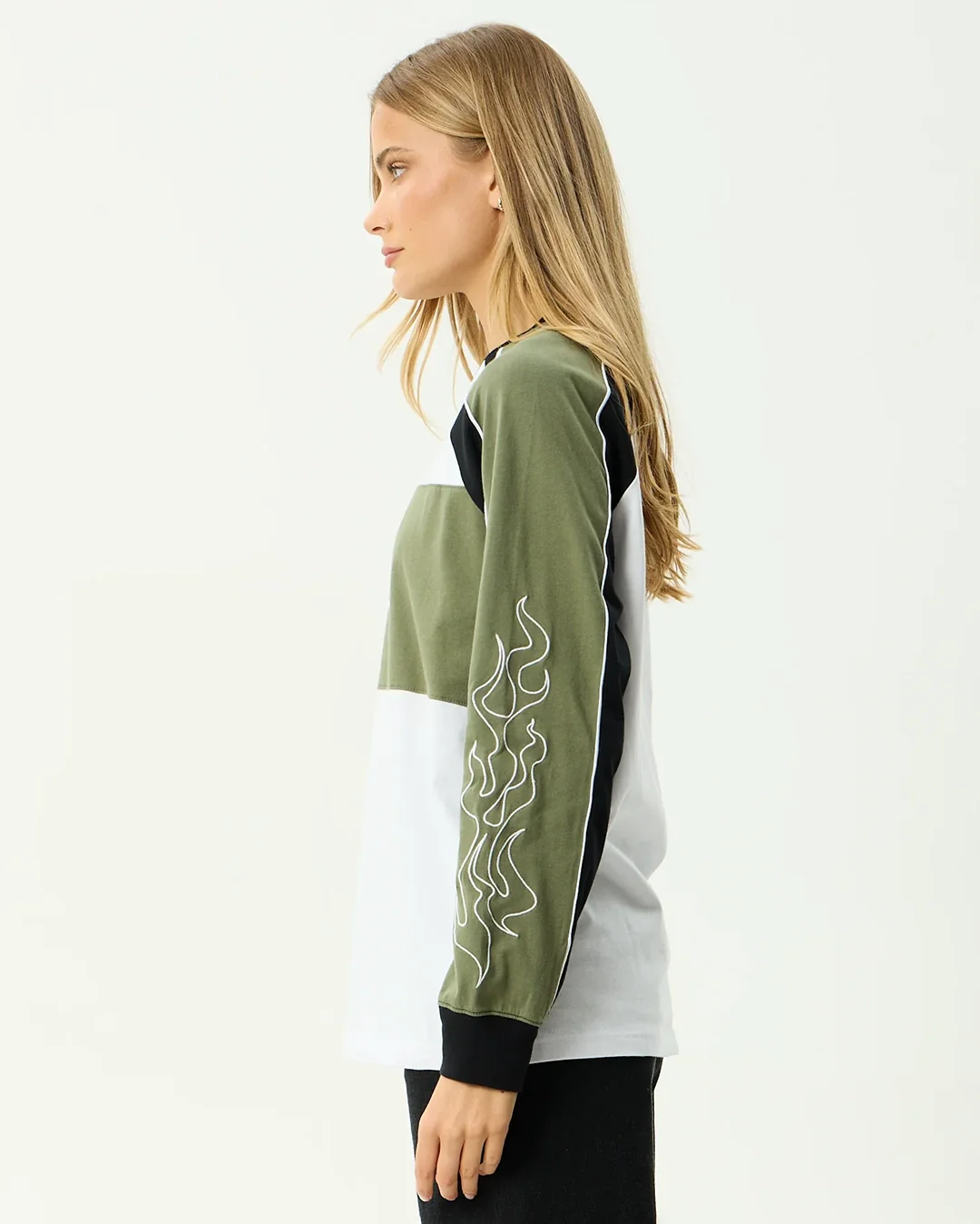Dirts - Long Sleeve T-Shirt - Deep Olive - Image 5