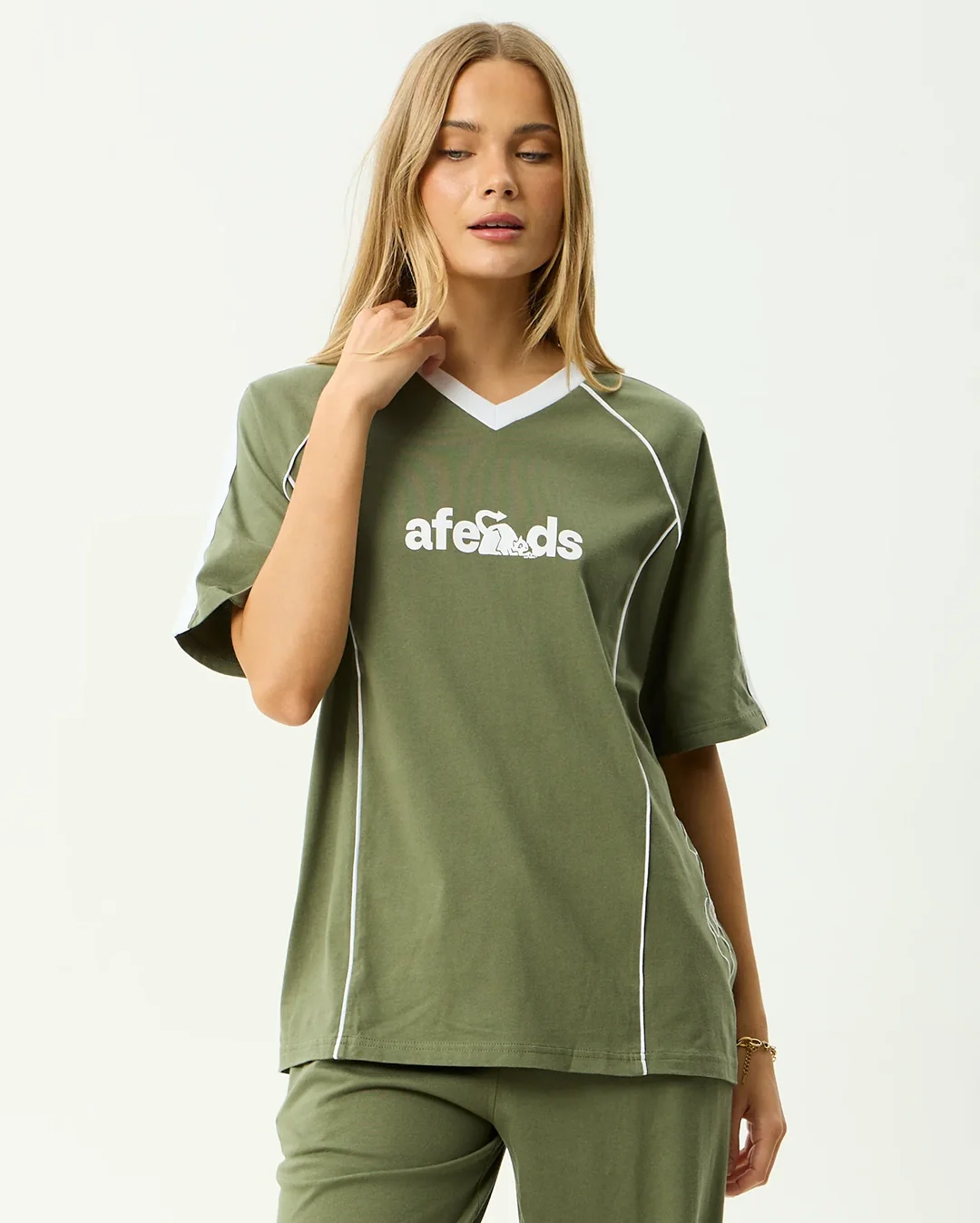 Dirts - Oversized T-Shirt - Deep Olive - Image 3