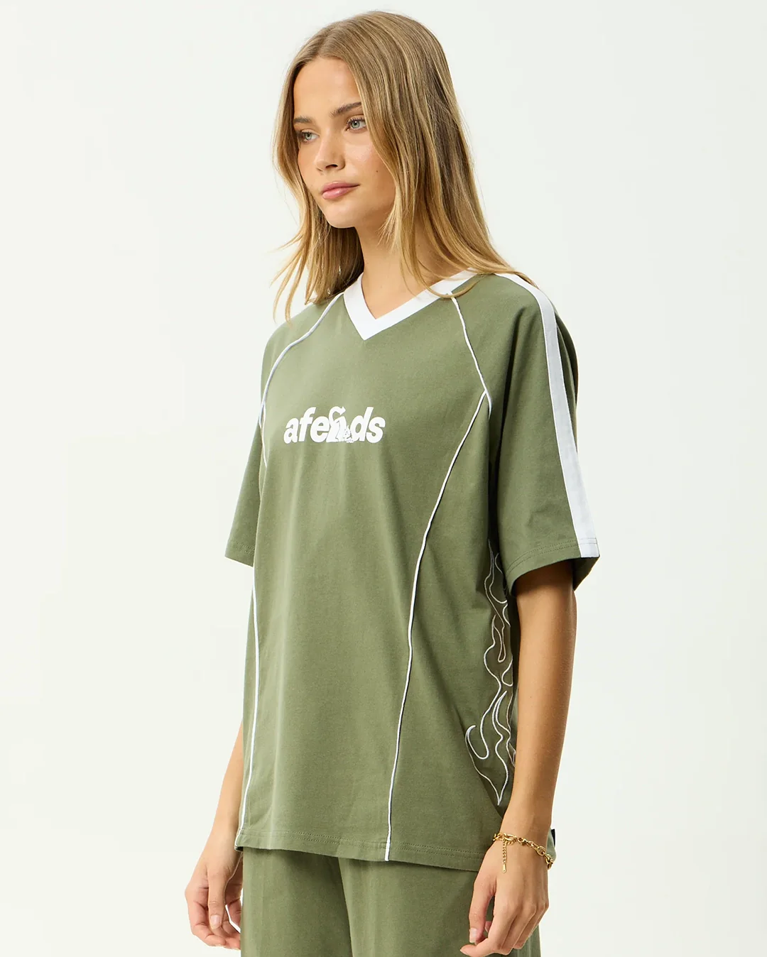Dirts - Oversized T-Shirt - Deep Olive - Image 4