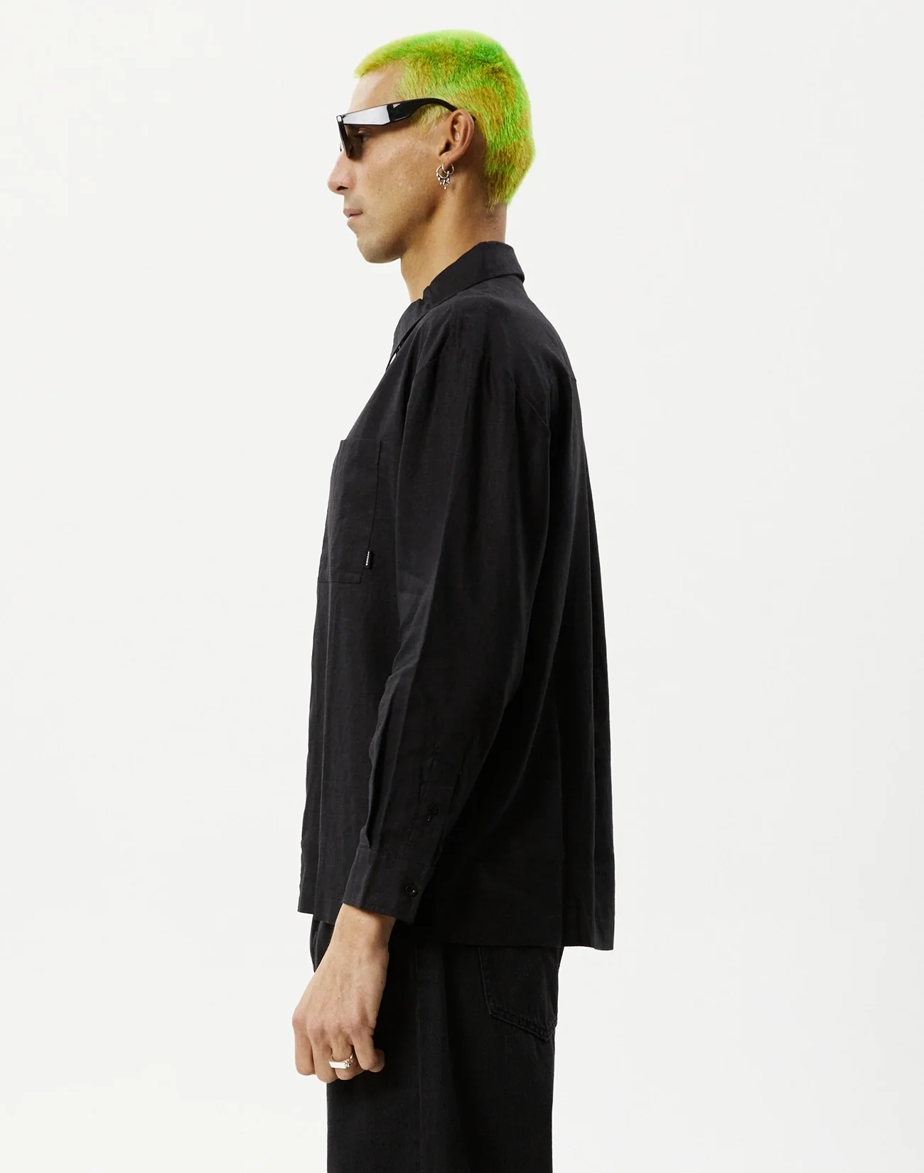 Everyday Long Sleeve Shirt - Black - Image 3