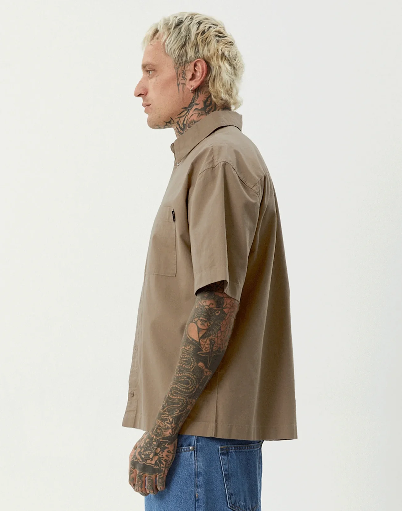 Everyday Shorts Sleeve Shirt - Fossil - Image 3