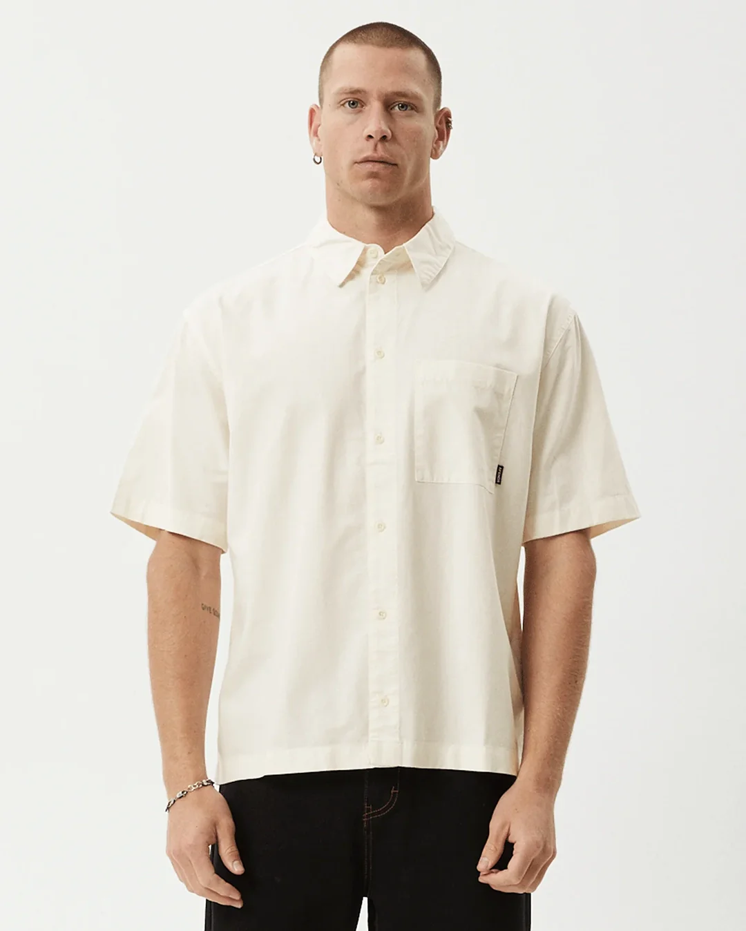Everyday Short Sleeve Shirt - Off White - Image 2