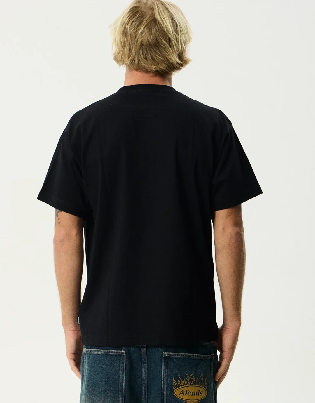 Flame On Boxy T-Shirt - Black - Image 5