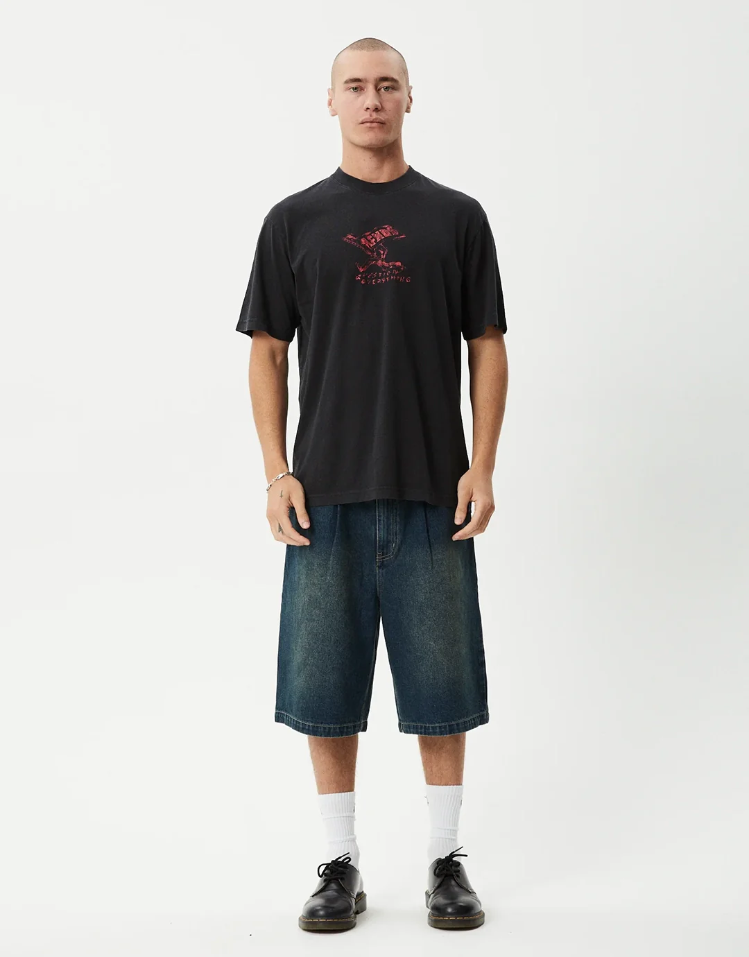 Flying Retro T-Shirt - Stone Black - Image 2