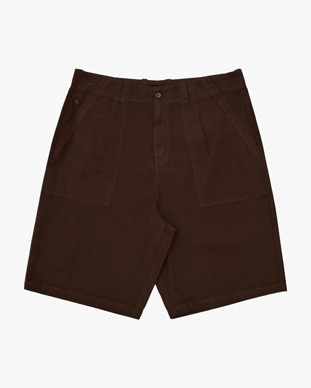 Glider 22" Pleated Shorts - Coffee - Image 7