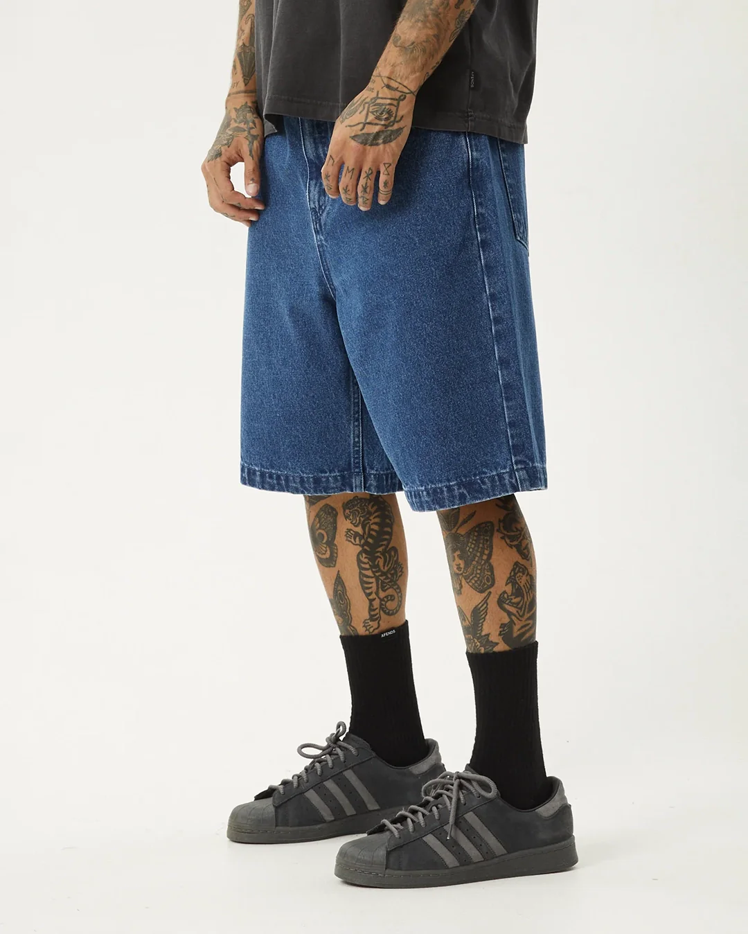Lil C Denim Baggy 20" Shorts - Authentic Blue - Image 4