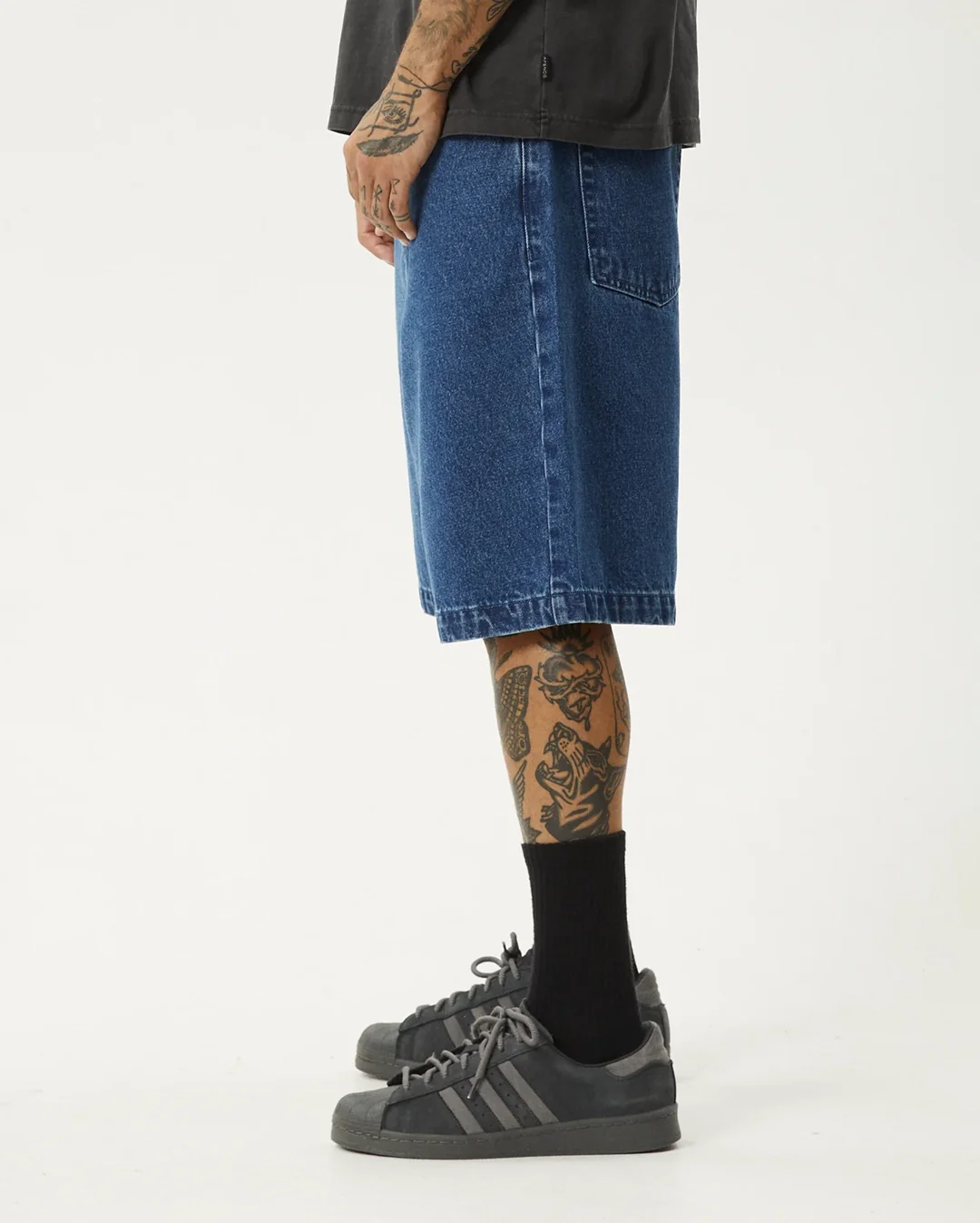 Lil C Denim Baggy 20" Shorts - Authentic Blue - Image 5