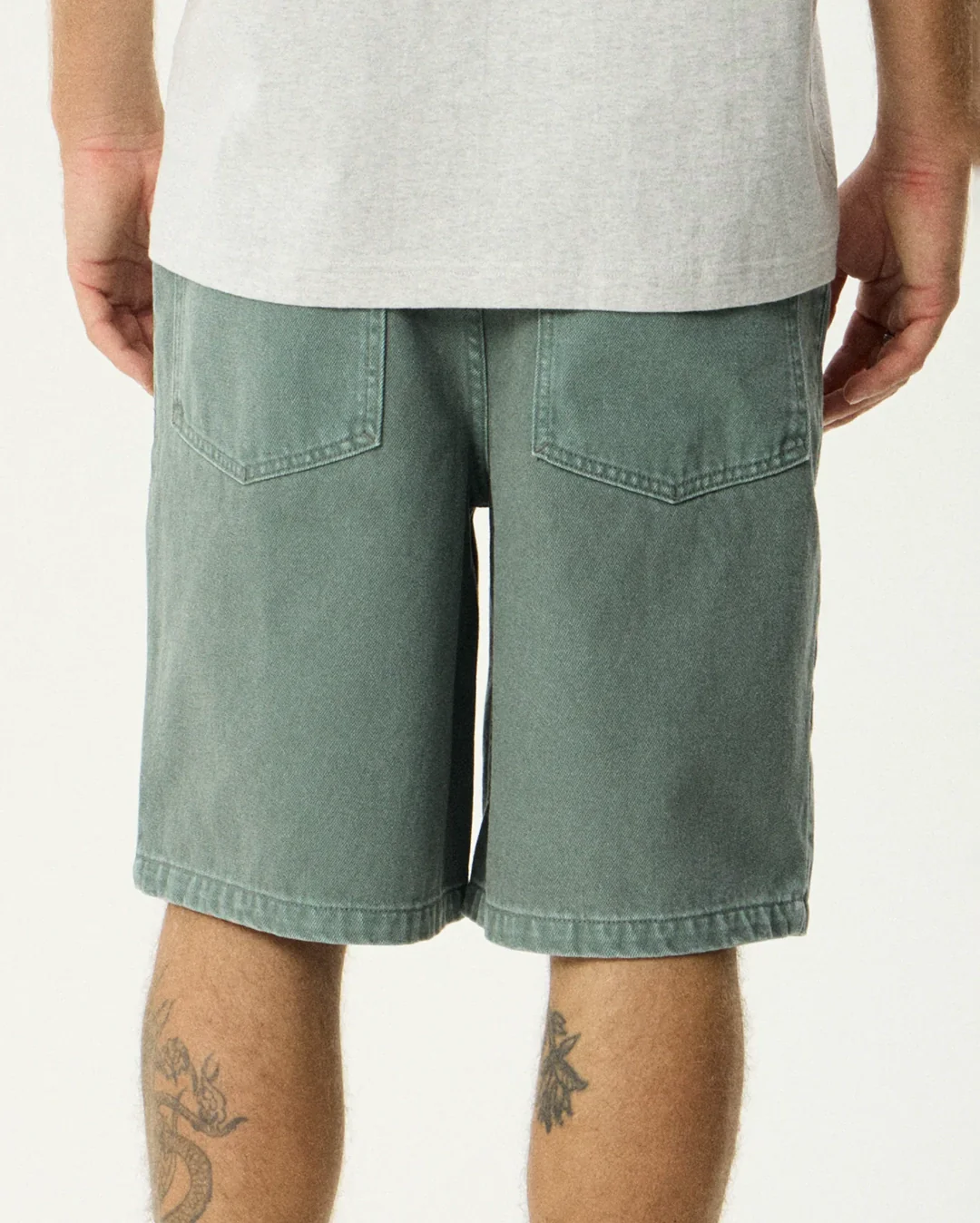 Lil C Denim Baggy Fit Short 22 Inch - Washed Sycamore - Image 5