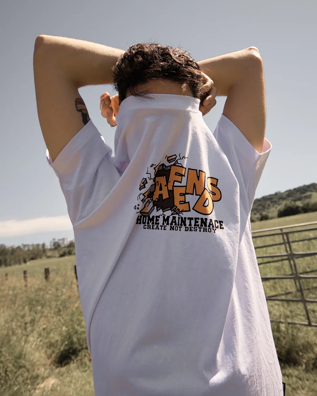 Maintenance Boxy Tee - White - Image 8