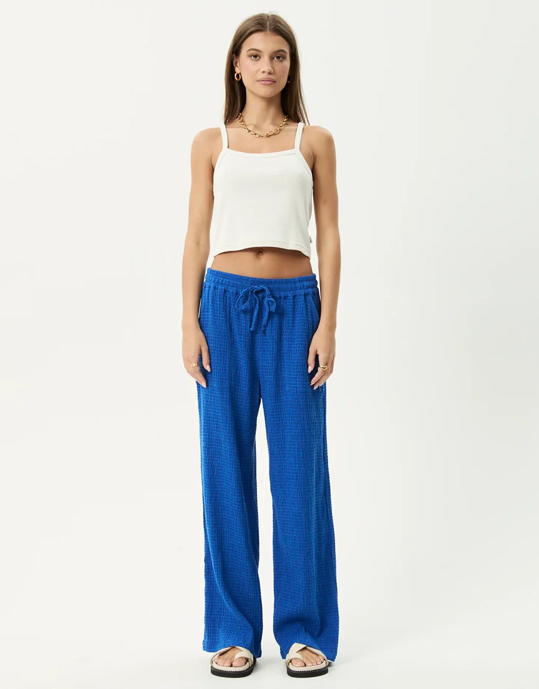 Marina Seersucker Pant - Marina - Image 2
