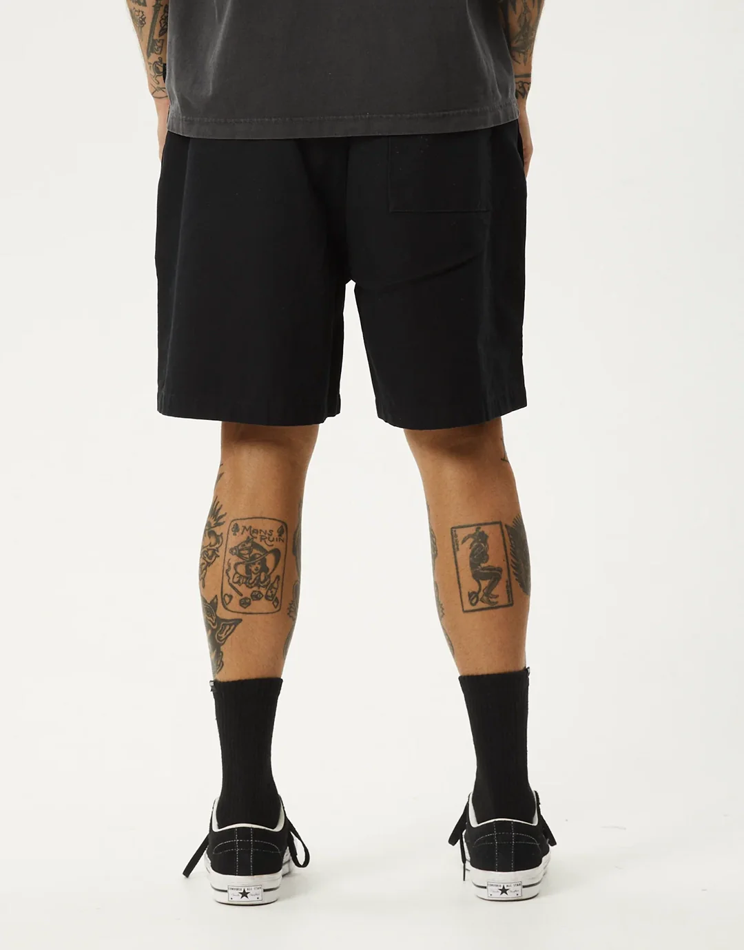 Ninety Eights Oversized 20" Shorts - Black - Image 5