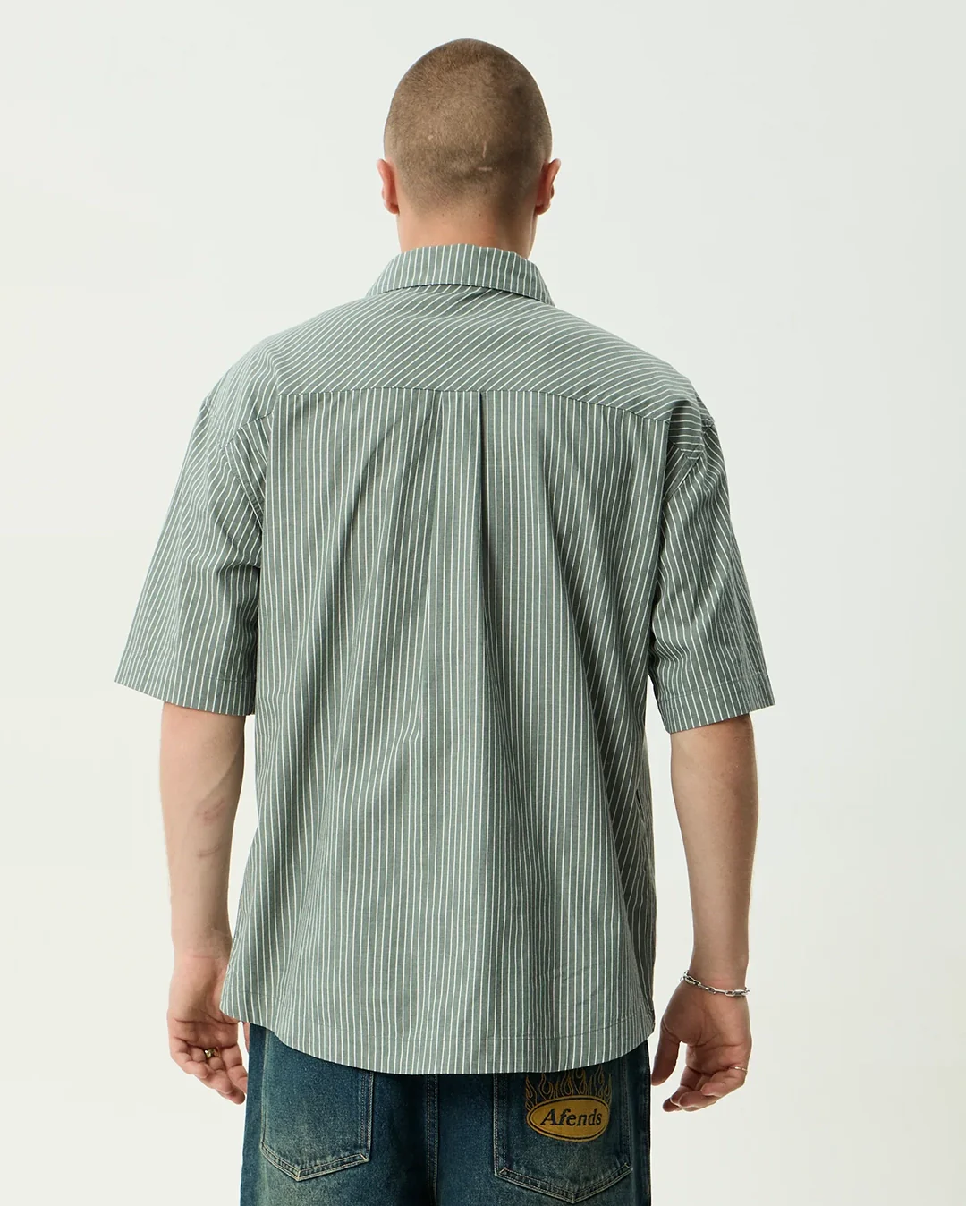 Pinned Short Sleeve Shirt - Sycamore Stripe - Image 5