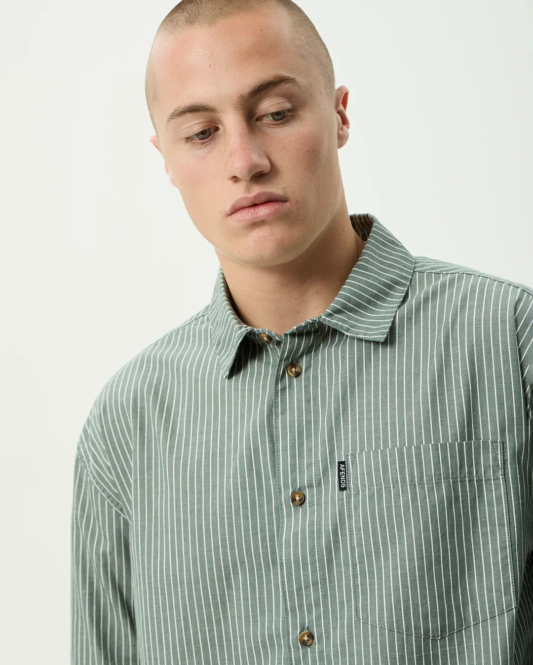 Pinned Short Sleeve Shirt - Sycamore Stripe - Image 6
