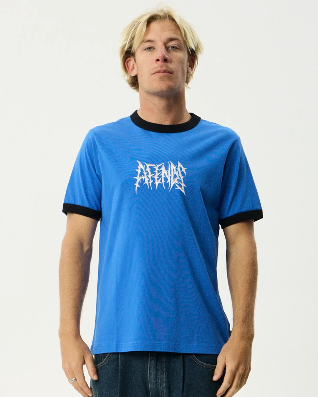 Rising Ringer T-Shirt - Marina - Image 6