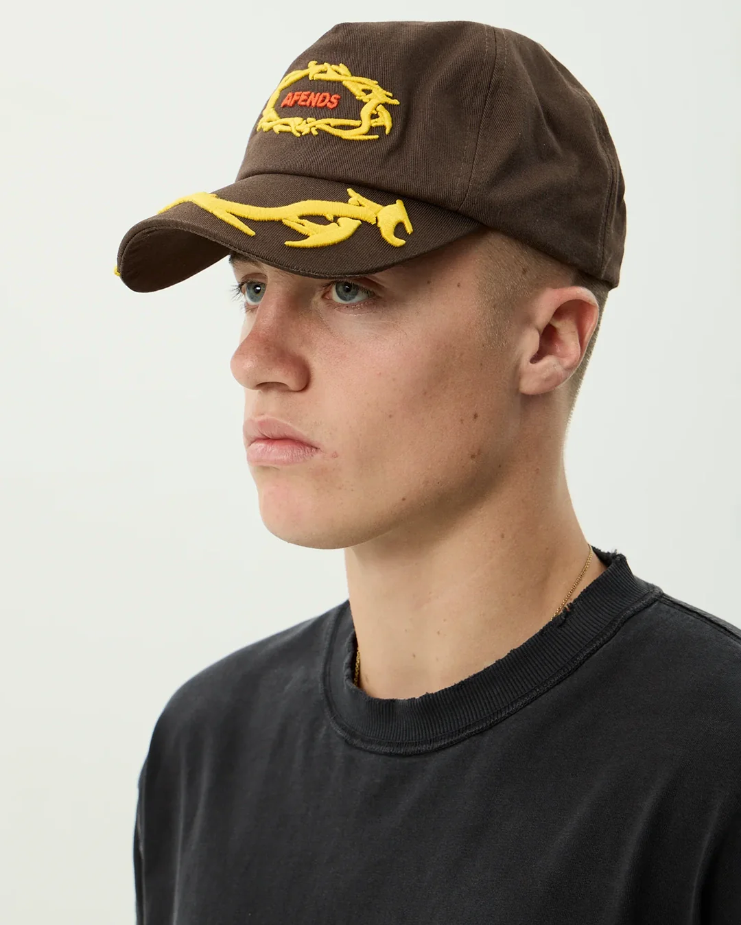 Rocked Recycled Five Panel Cap - Coffee - Image 10