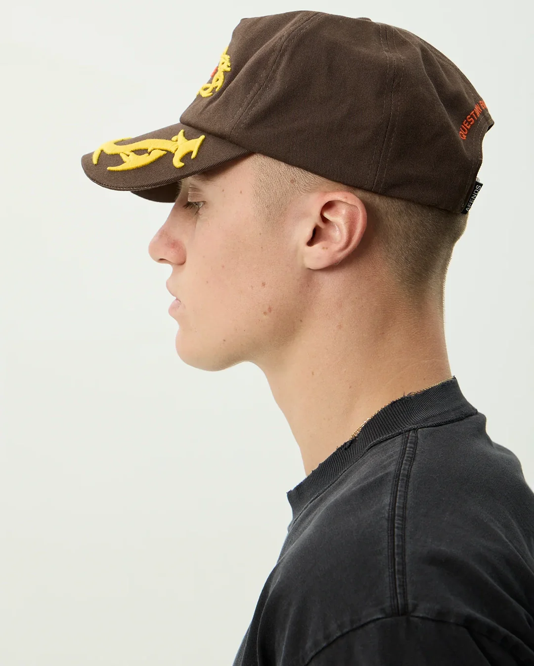 Rocked Recycled Five Panel Cap - Coffee - Image 11