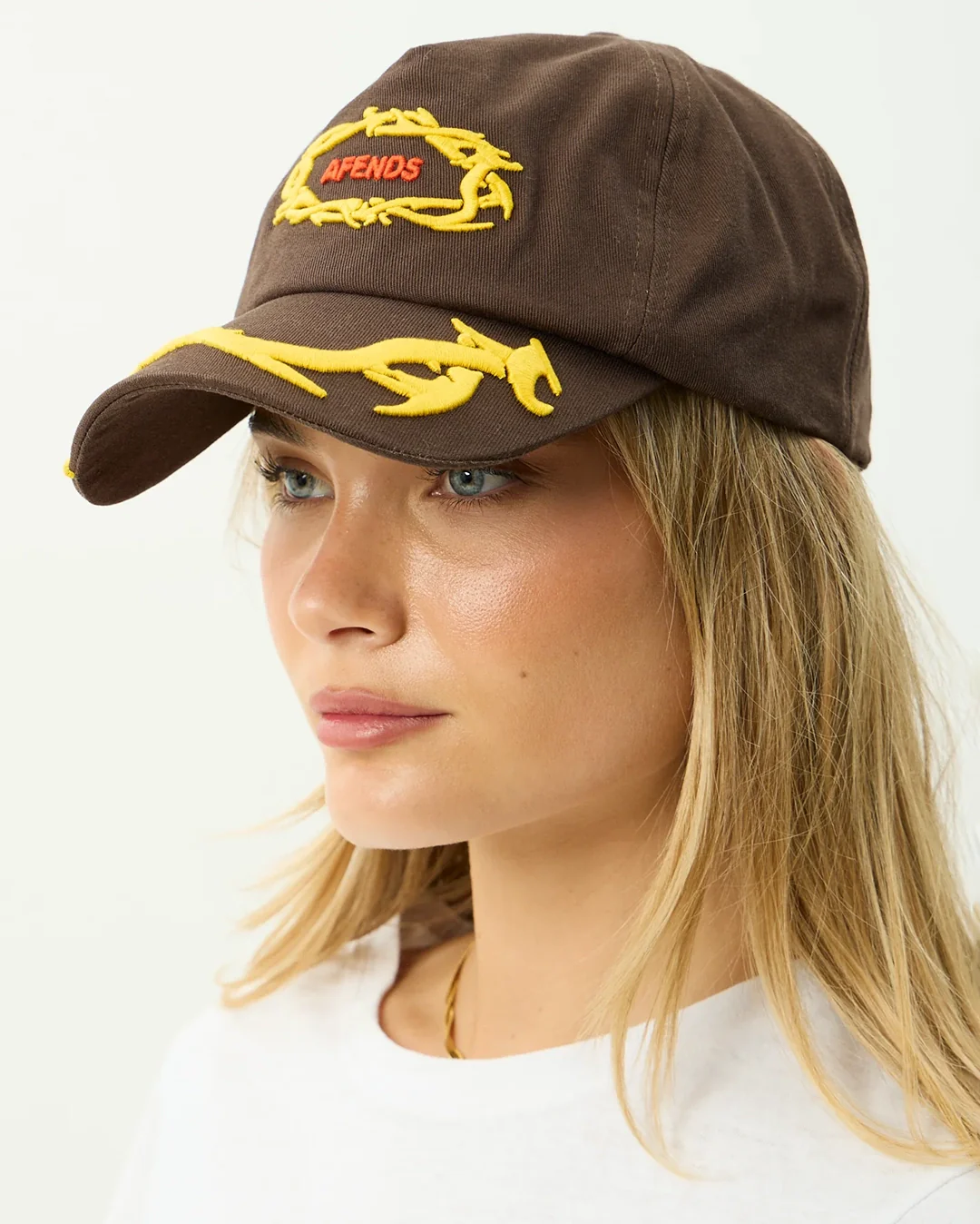 Rocked Recycled Five Panel Cap - Coffee - Image 5