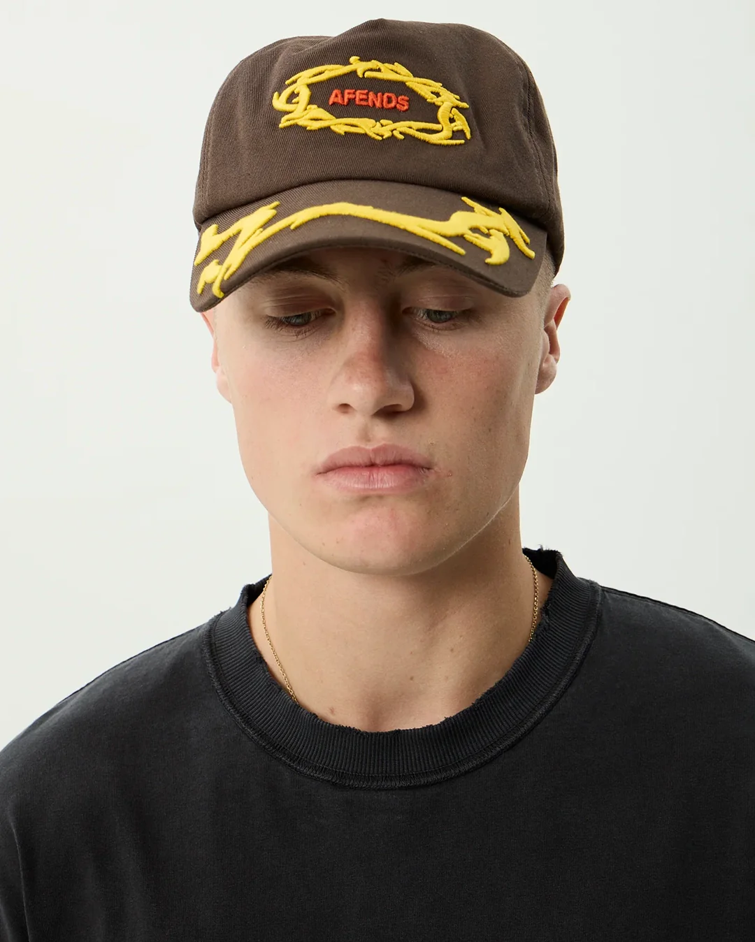 Rocked Recycled Five Panel Cap - Coffee - Image 9