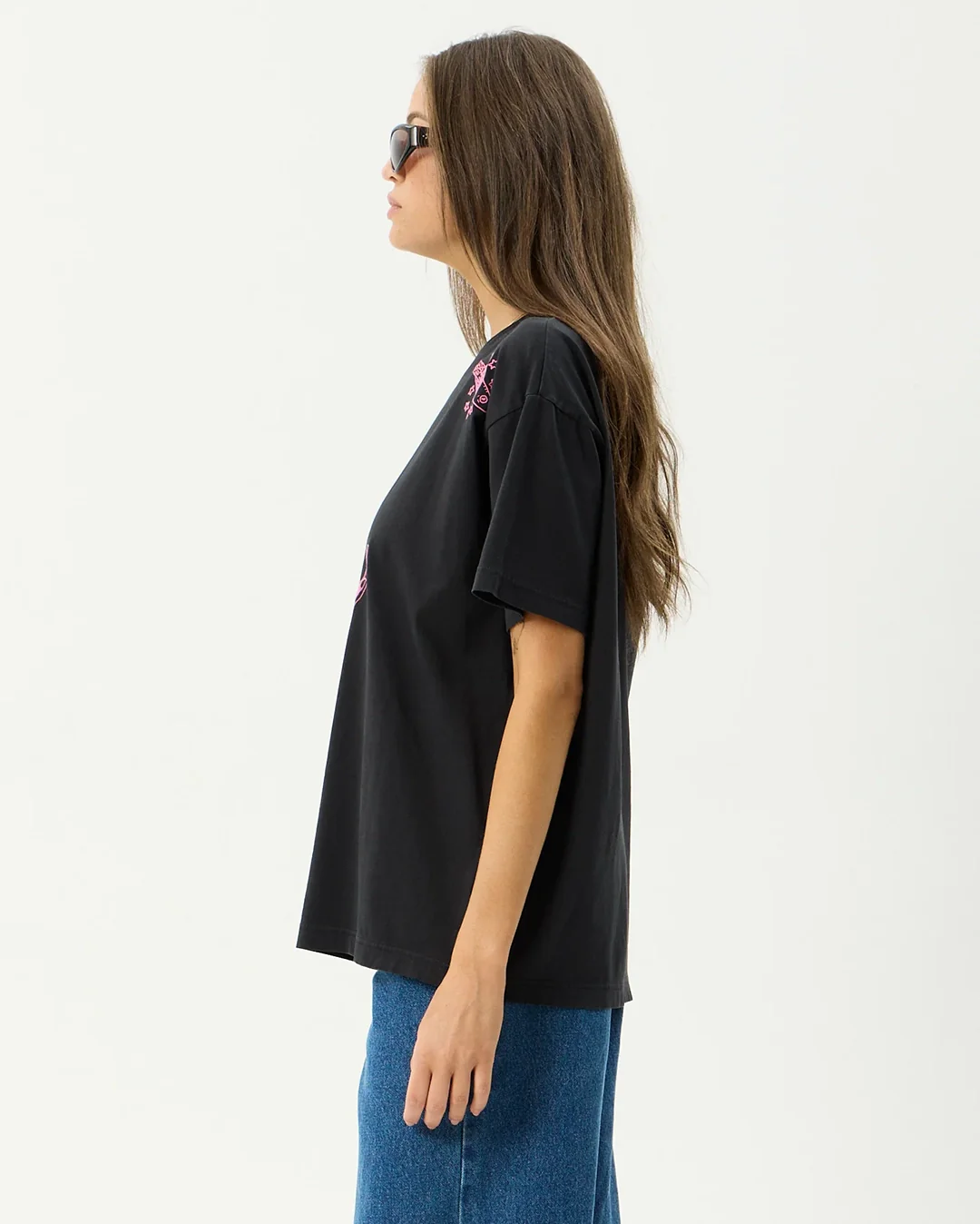 Sea Siren - Oversized T-Shirt - Stone Black - Image 4