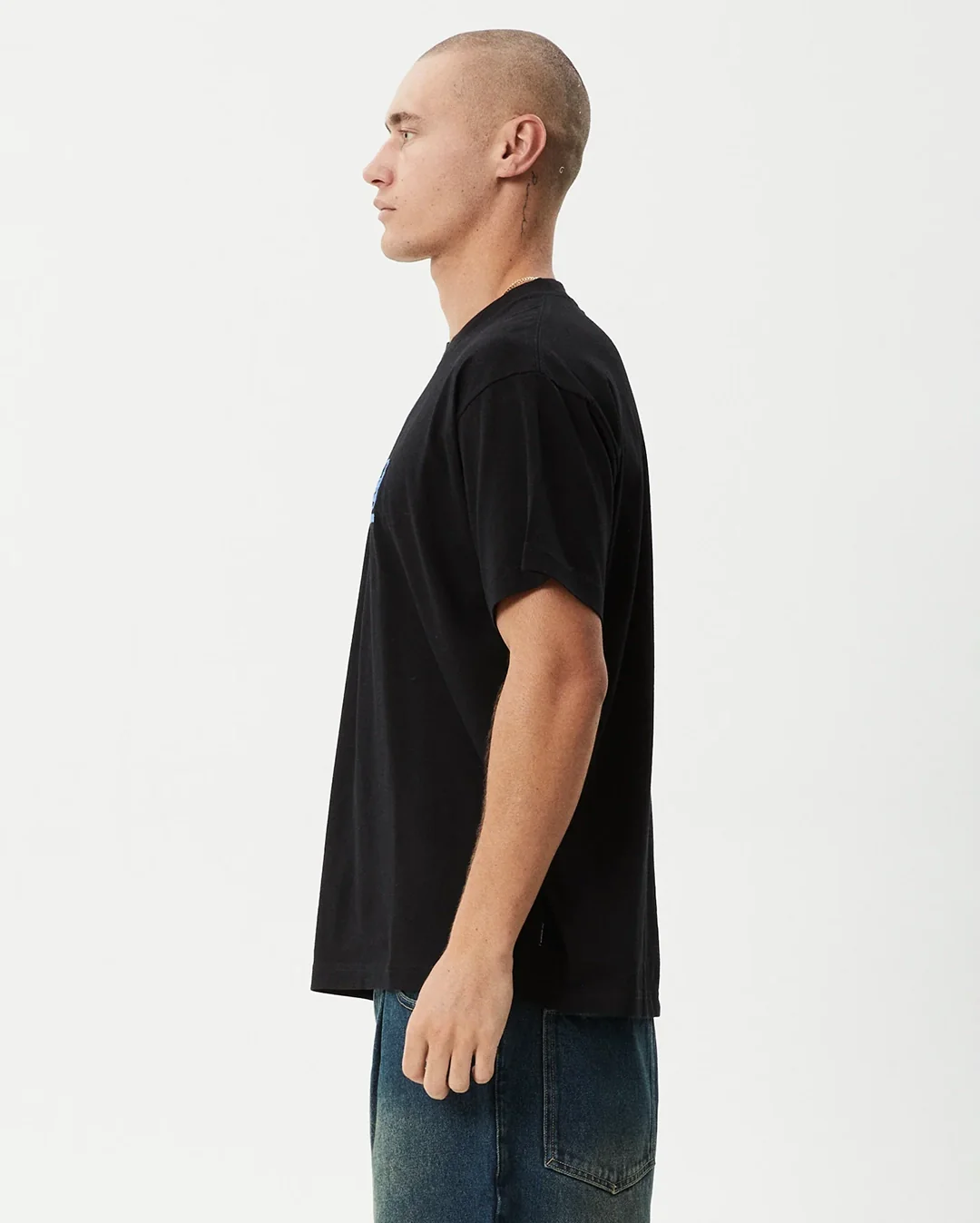 Skeletor Boxy T-Shirt - Black - Image 3