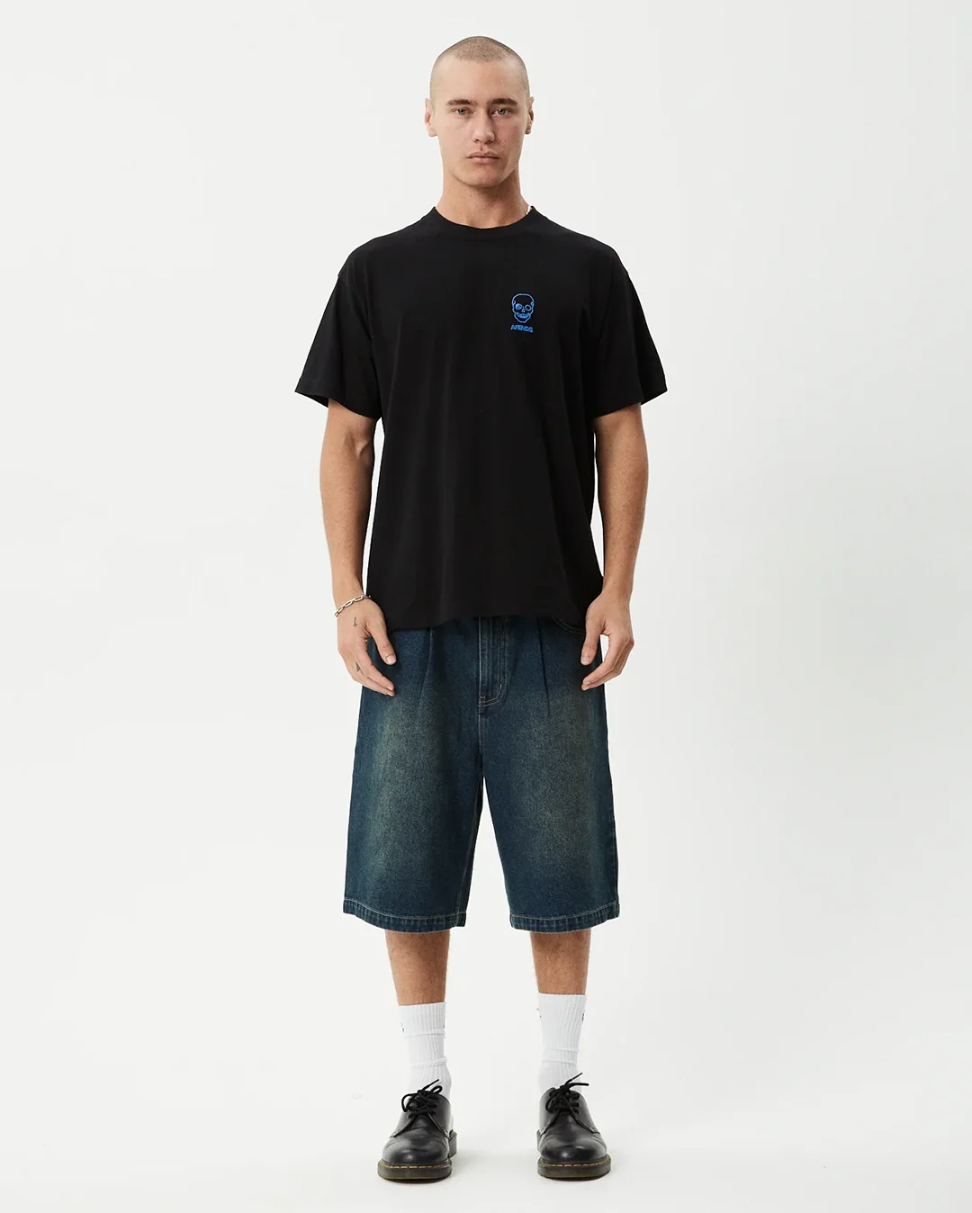Skeletor Boxy T-Shirt - Black - Image 6