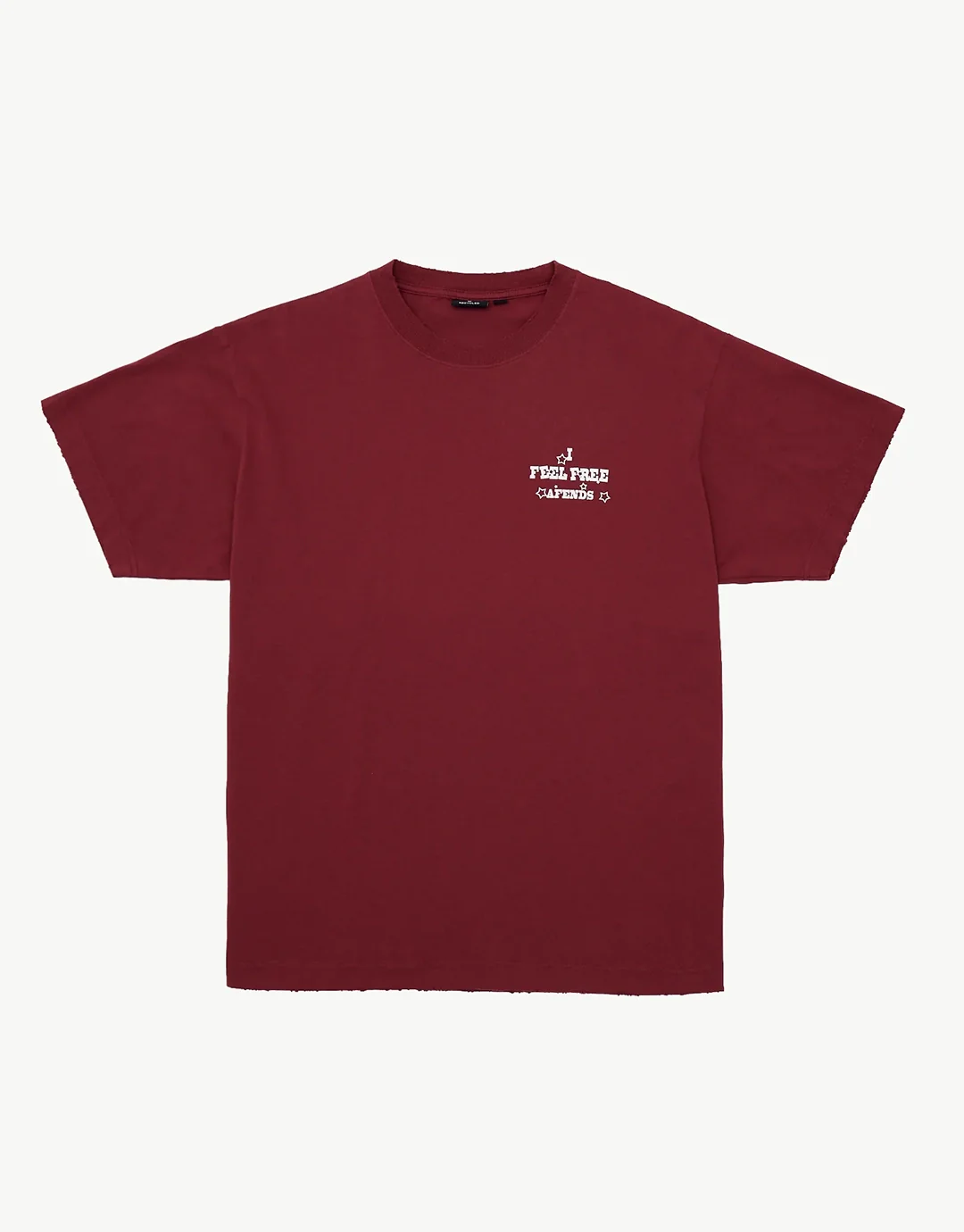 Sonoran Boxy T-Shirt - Washed Burgundy - Image 10
