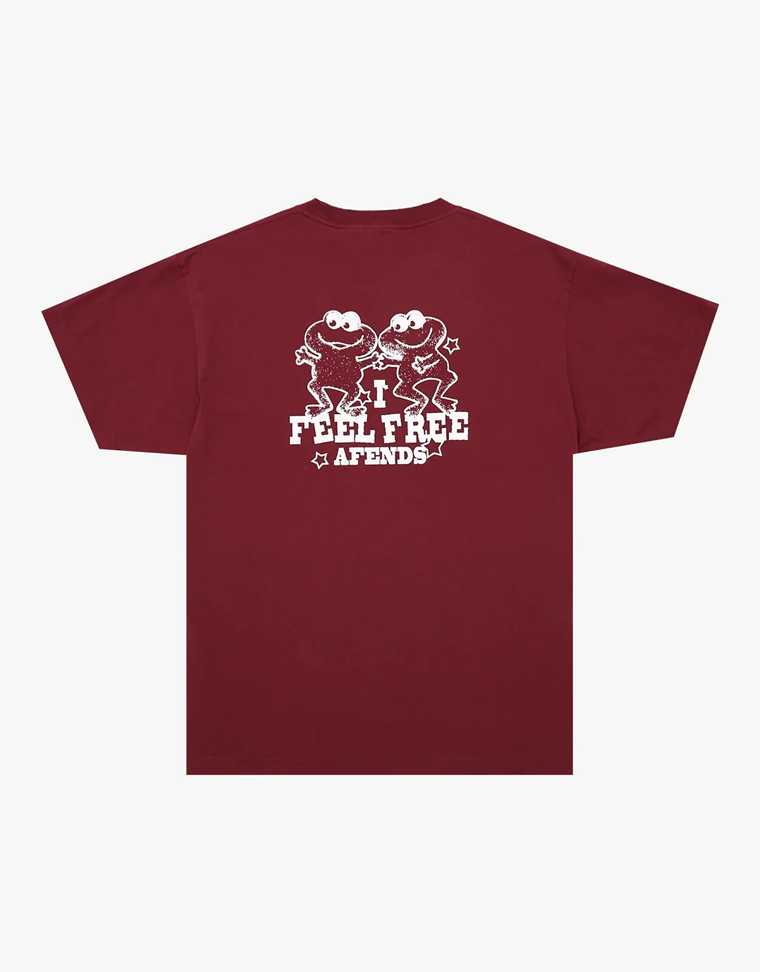 Sonoran Boxy T-Shirt - Washed Burgundy - Image 11