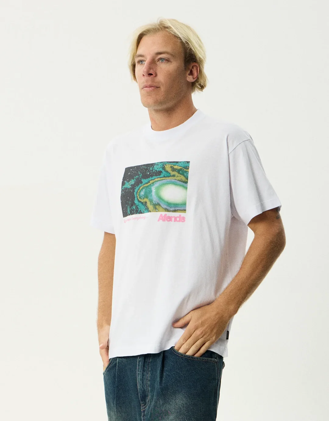 Space Race Boxy T-Shirt - White - Image 3