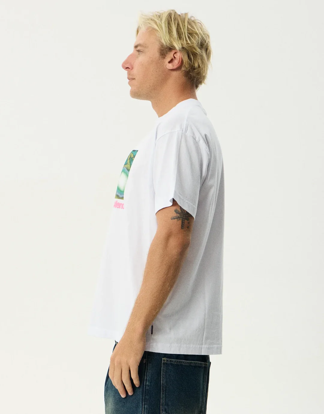 Space Race Boxy T-Shirt - White - Image 4