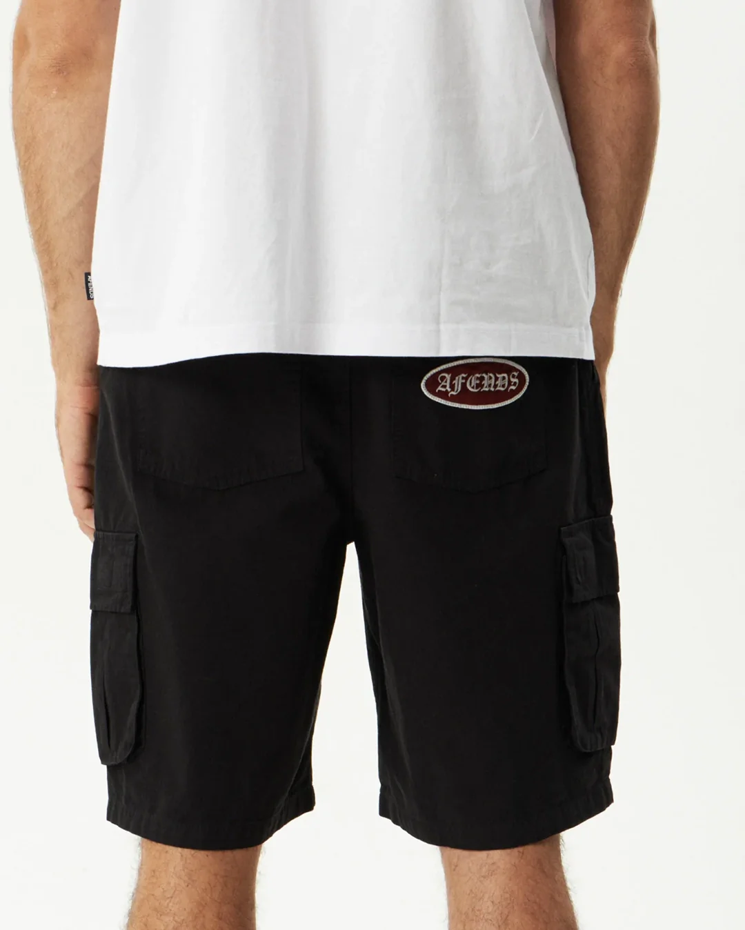 Summit 22" Pleated Cargo Short - Washed Black - Image 5