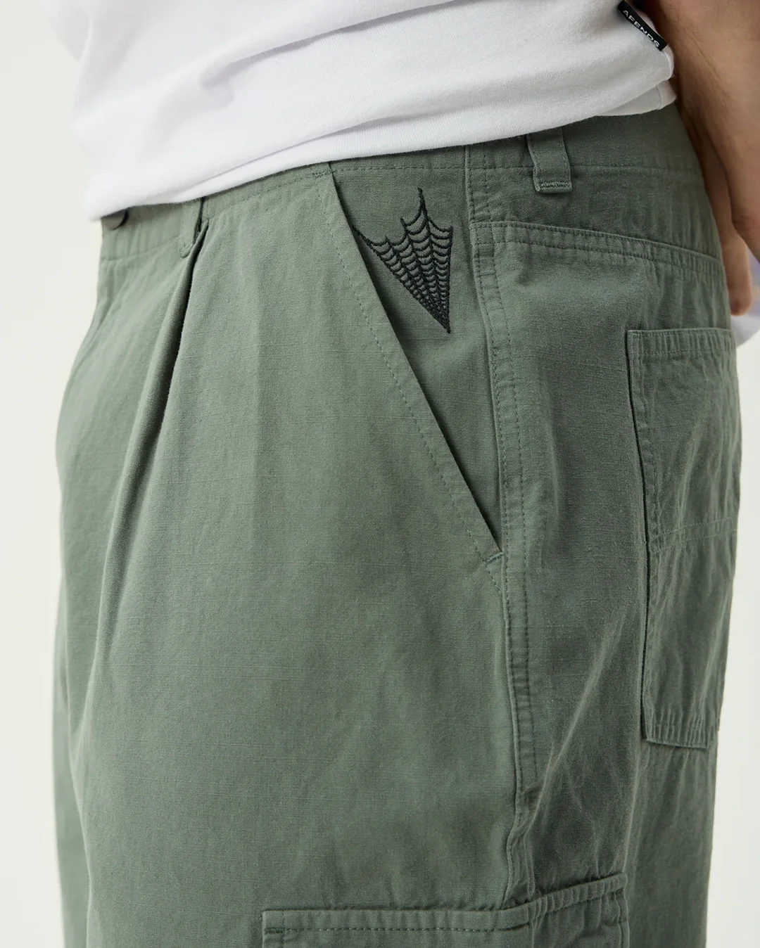 Summit 22" Pleated Cargo Short - Washed Sycamore - Image 8