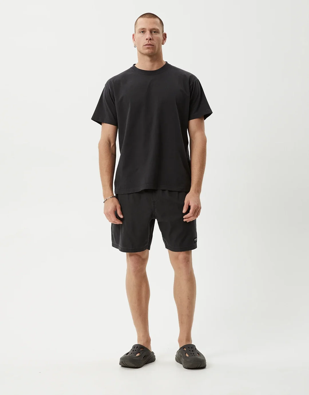 The Dopamine 18" Swim Shorts - Black Acid Wash - Image 3