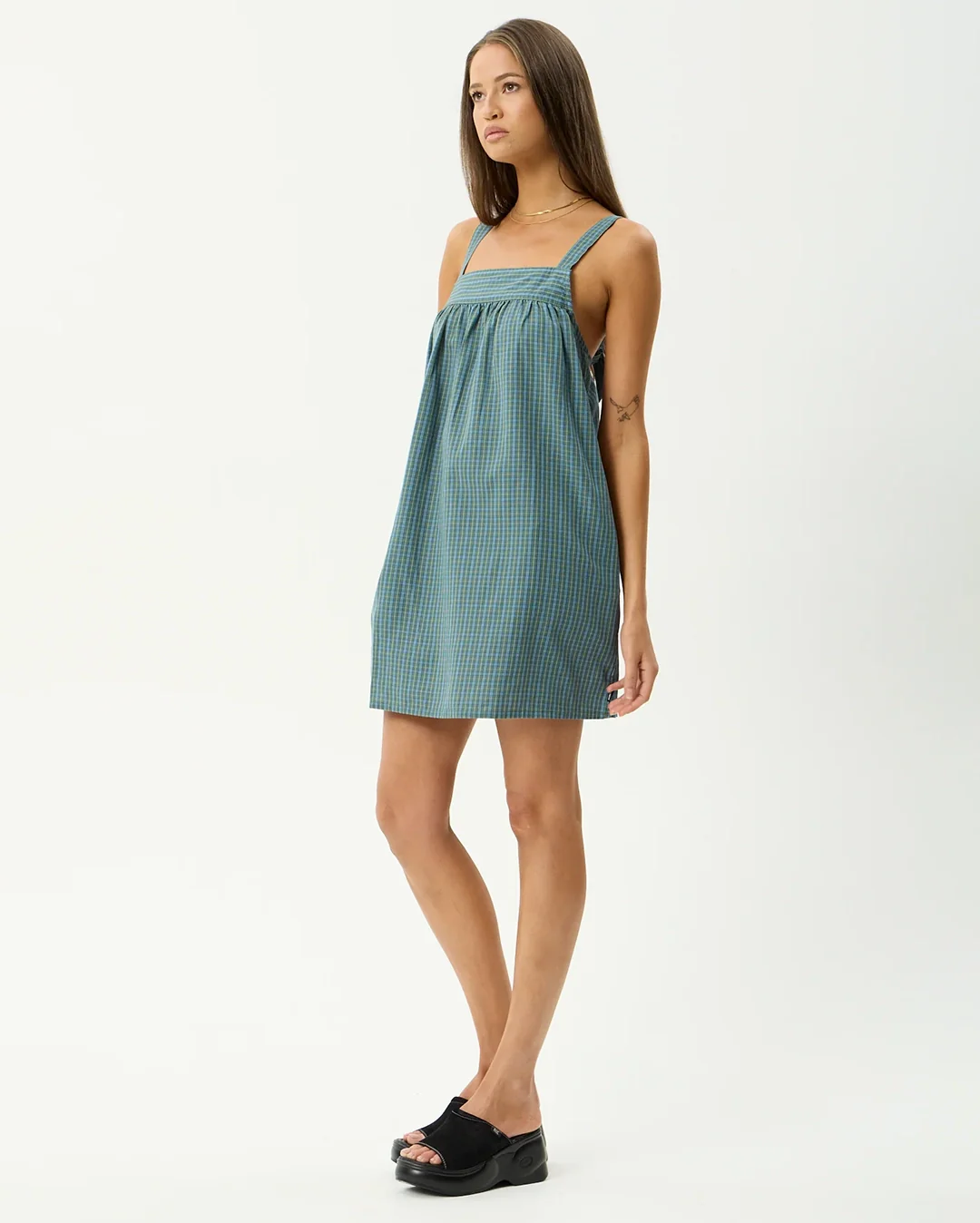 Voyager - Mini Dress - Deep Olive Voyager - Image 3