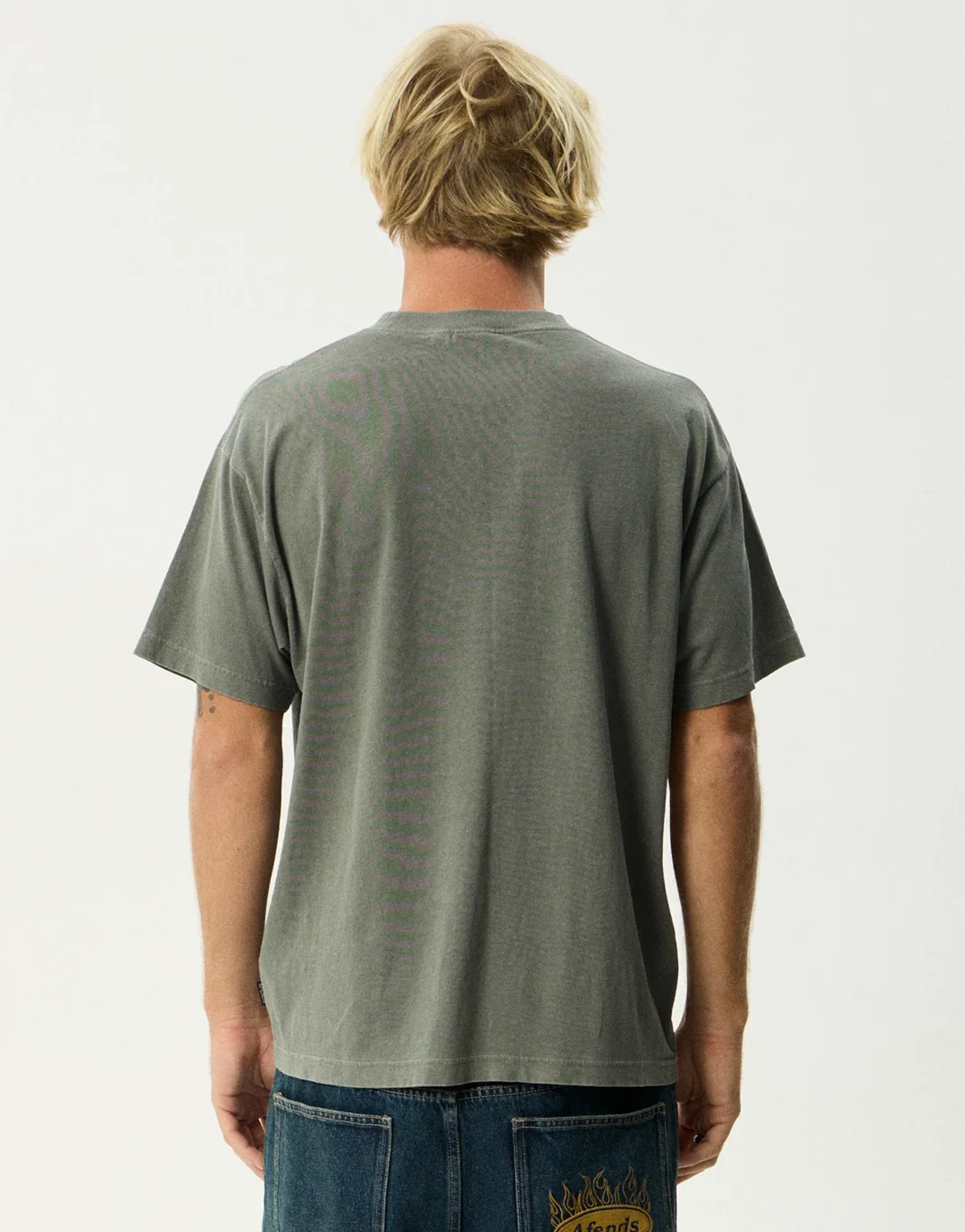 Wiped Out Boxy T-Shirt - Washed Sycamore - Image 5